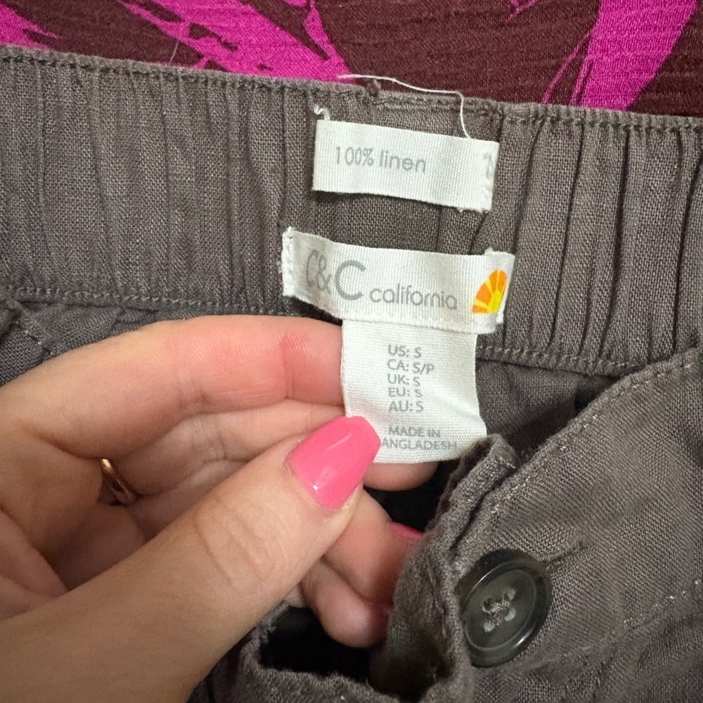 C&C California Dark Brown Cargo Pants - Picture 4 of 5